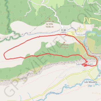 Circuit de Tracastel GPS track, route, trail
