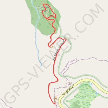 Tuolumne Grove Loop GPS track, route, trail
