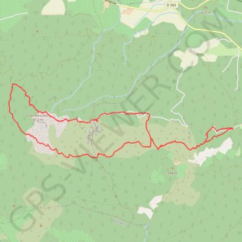 St-Joseph - Jas du Bessillon - Gros Bessillon - Vallon Valaurie GPS track, route, trail