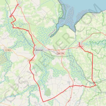 2 Isigny Sainte-Mère GPS track, route, trail