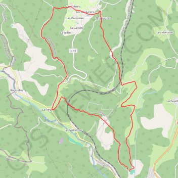 Des hauts de Souillac à Reyrevignes GPS track, route, trail