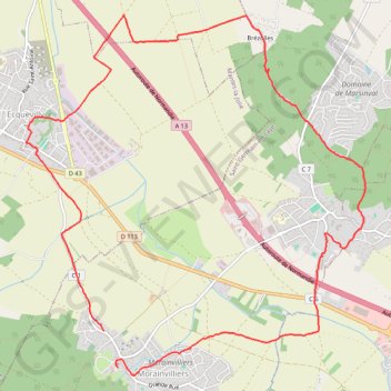 Morainvilliers (78 - Yvelines) GPS track, route, trail