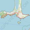 Presqu'île de Giens - Grand tour GPS track, route, trail