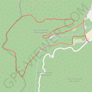 La Bourgonce, forêt de Nompatelize GPS track, route, trail