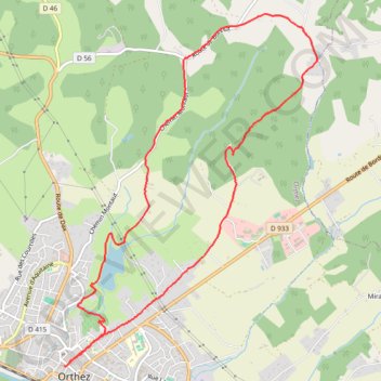 Géocaching Laqueyre GPS track, route, trail