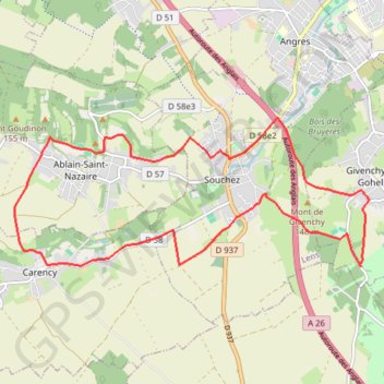 62-407 GPS track, route, trail