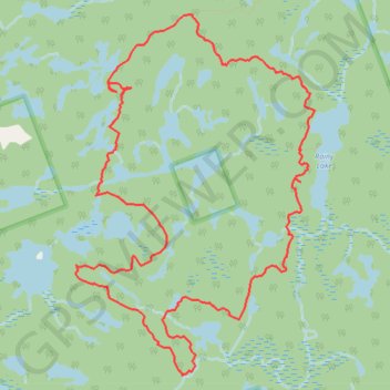 Queen Elizabeth II Wildlands Provincial Park GPS track, route, trail