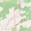 Rougiers-Vallon de la Guillandiere, les trois fontaines GPS track, route, trail