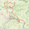 Rando 43 km pompiers de celles par melle GPS track, route, trail