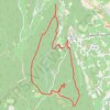 Petite rando vers Le Crestet GPS track, route, trail