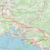 Avignon Cassis à vélo GPS track, route, trail