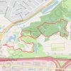 Arboretum has a new connector path GPS track, route, trail