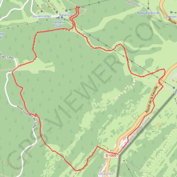 Traceraq GPS track, route, trail