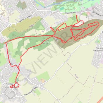 Givenchy-en-Gohelle GPS track, route, trail
