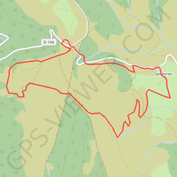 Le Colporteur des Jasseries GPS track, route, trail