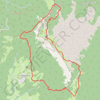 Le Parmelan par le col du Pertuis (boucle) GPS track, route, trail