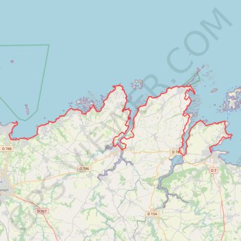 Paimpol - Perros-Guirec GPS track, route, trail