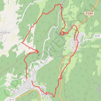 Cerdon -Saint Alban (01) GPS track, route, trail