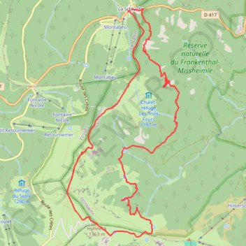 Sentier des roches - Marche buissonnière GPS track, route, trail