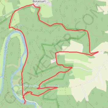 Bouillon-9k GPS track, route, trail