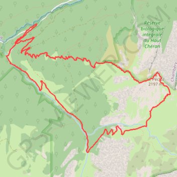 Traversée du Peclod GPS track, route, trail