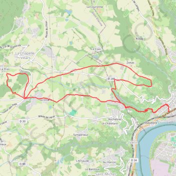 Pilat-Condrieu GPS track, route, trail