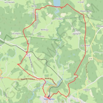 GTA0 Boucle lac Devesset GPS track, route, trail