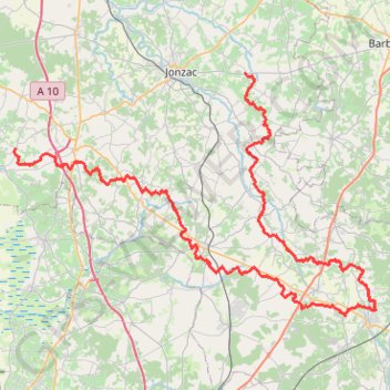 GR360 De Saint-Georges-des-Agoûts à Meux (Charente-Maritime) GPS track, route, trail