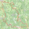 Tour des Cascades, Landes et Tourbières (Creuse) GPS track, route, trail