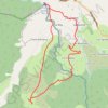 Cascade de Clars via l'Ubac de Brainée GPS track, route, trail