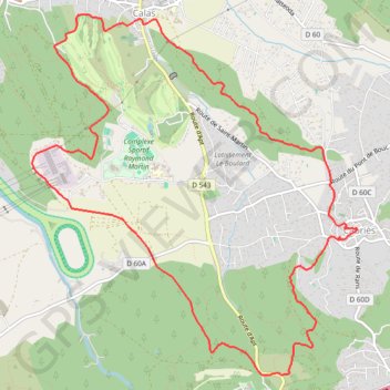Calas - Cabriès GPS track, route, trail