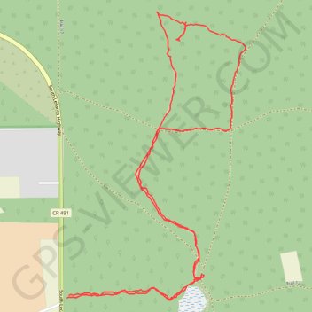 Big Hammock GPS track, route, trail