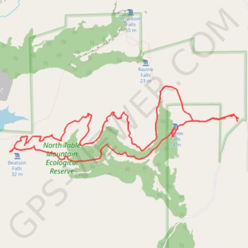 North Table Mountain Loop GPS track, route, trail