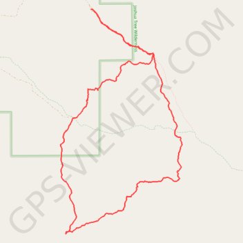 Covington Loop (Joshua Tree National Park) GPS track, route, trail