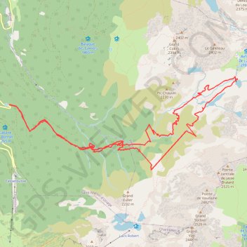 Oursiere et Pra GPS track, route, trail
