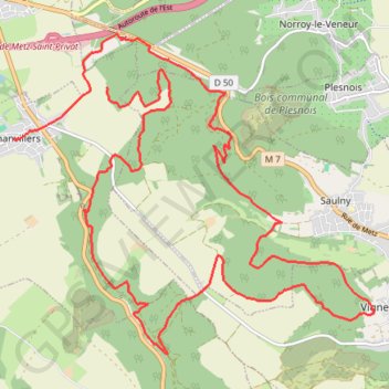 La Trace Amanvilloise GPS track, route, trail