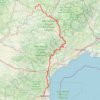 Pays D'oc Etape 3 retour GPS track, route, trail