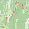 Grande Traversée des PréAlpes : Corrençon-en-Vercors - La Chapelle-en-Vercors GPS track, route, trail
