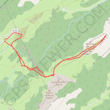 Plateau des Glières GPS track, route, trail