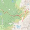 Entre cascade et lacs GPS track, route, trail