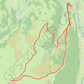 Soum de Hailla / Empièye 07-08-16 GPS track, route, trail