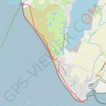 Balade au Crotoy GPS track, route, trail