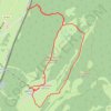 Creux de Croue et Noirmont depuis les 'Berthet' GPS track, route, trail