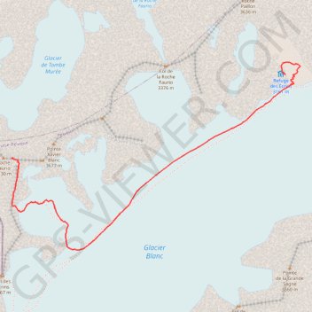 Roche Faurio GPS track, route, trail