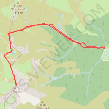 Pic du MONTAIGU GPS track, route, trail