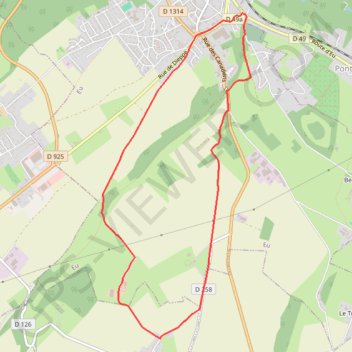 Circuit de Cumont - Eu GPS track, route, trail