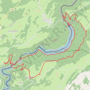 Les Balcons du Doubs GPS track, route, trail