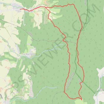 Rando la croix du bezot Ourches GPS track, route, trail