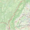 Bellegarde-sur-Valserine (01200), Valserhône, Ain, Auvergne-Rhône-Alpes, France > 3 Chemin de Sous Montoiseau (Lajoux) GPS track, route, trail