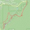 Maxwell Falls Loop via Maxwell Falls Bluffs Trail in Arapaho National Forest GPS track, route, trail